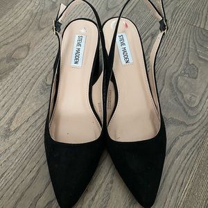 Steve Madden block heel sling backs